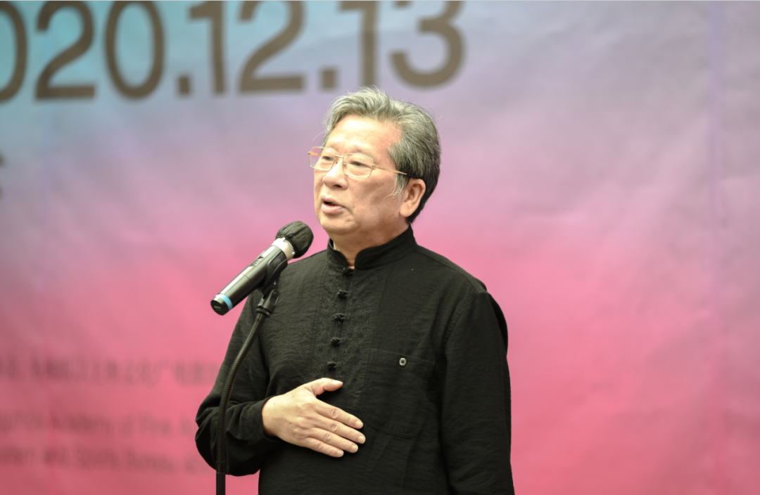 中国美协顾问、原广东省文联主席许钦松在开幕式上致辞.png