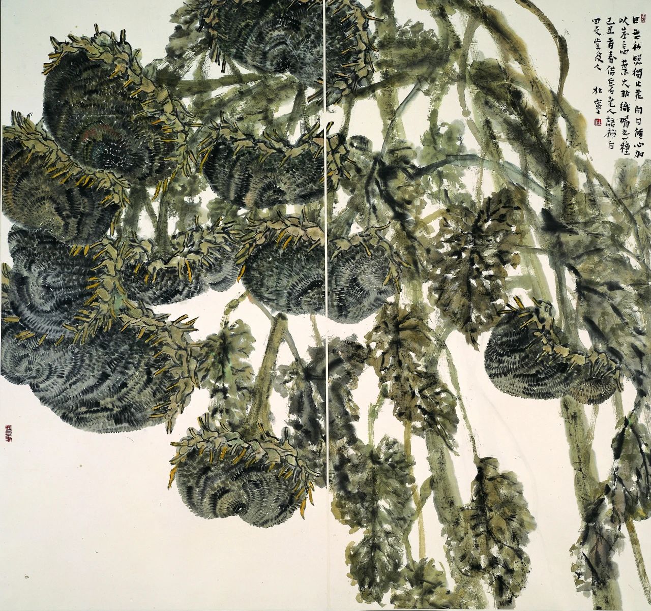 日无私照唯此种，186×198cm，中国画，2009年.jpg
