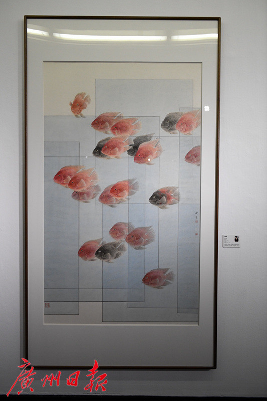 花鸟画方向的梁洁莹同学作品《翛然》