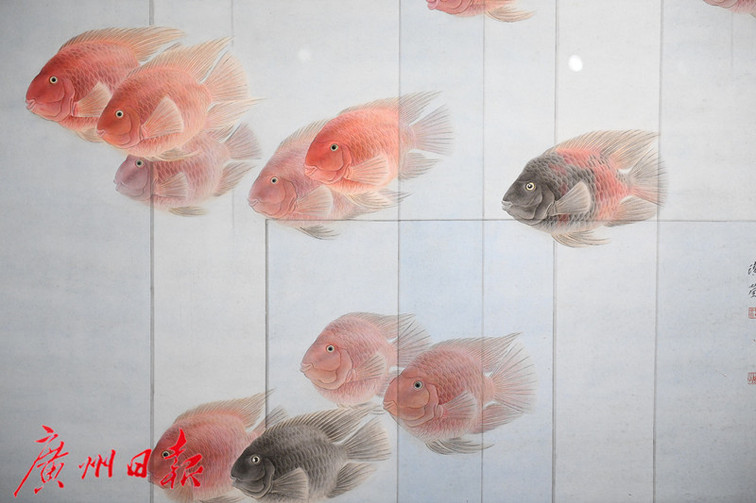 花鸟画方向的梁洁莹同学作品《翛然》